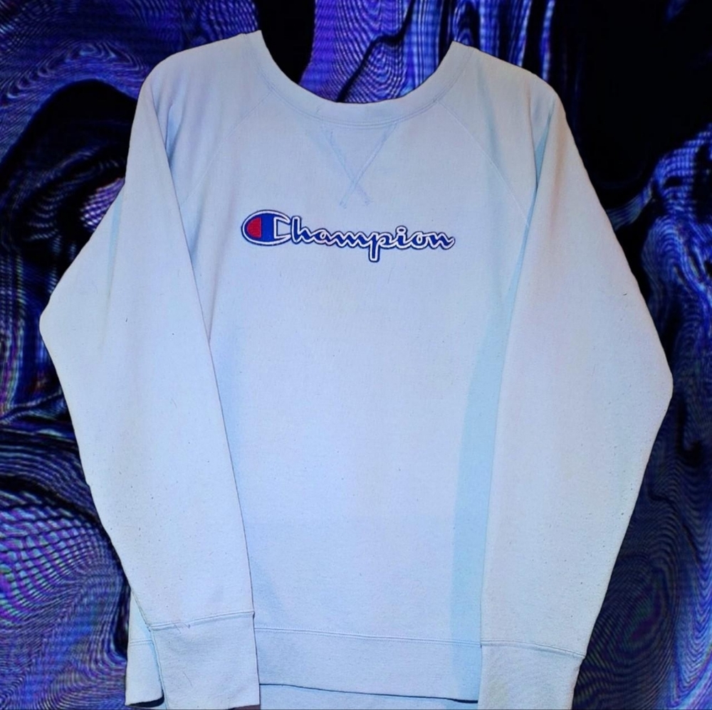 Champion Light Blue Sweatshirt Size XL